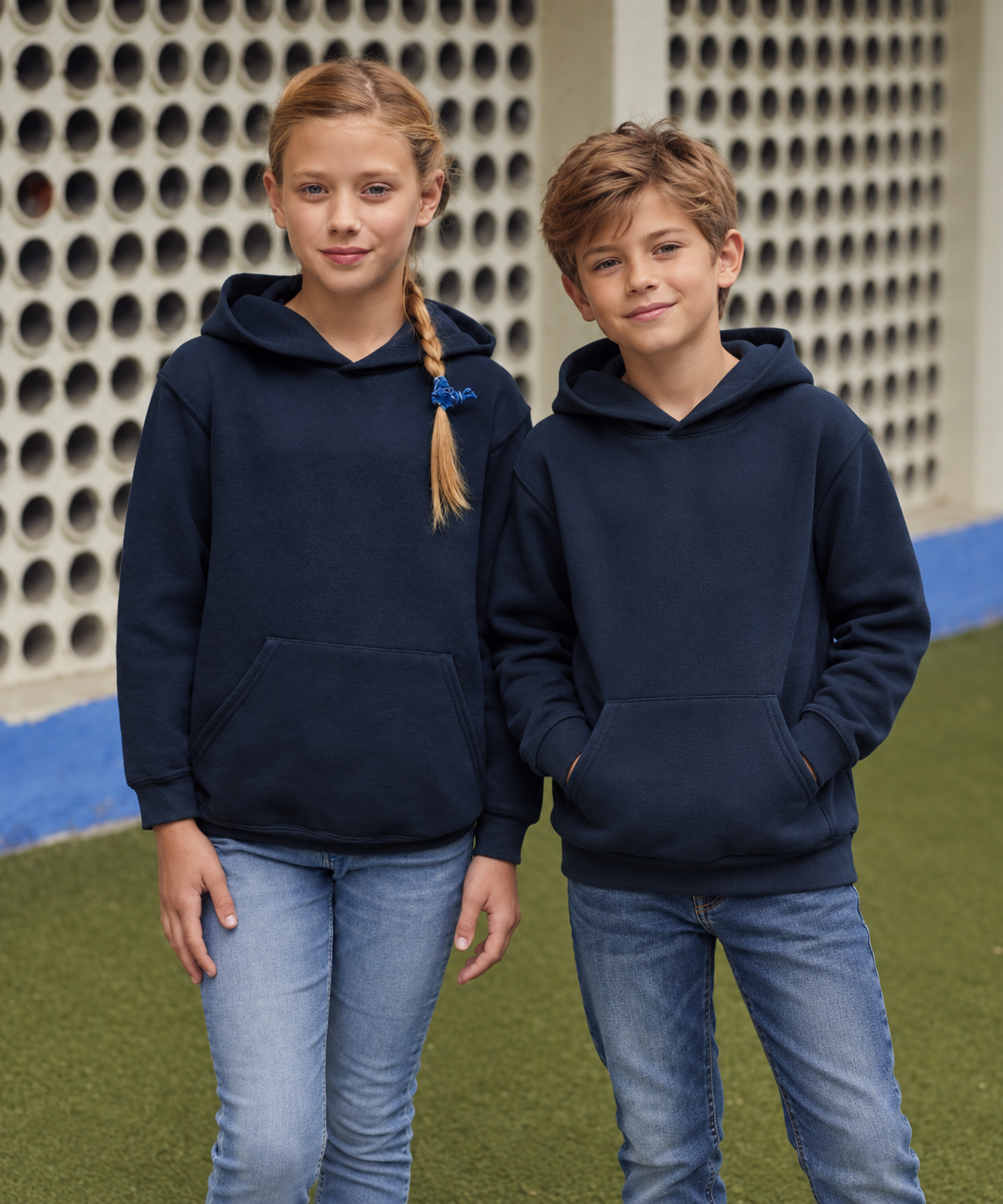 Premium Kinderhoodie laten bedrukken bij Color & Brush