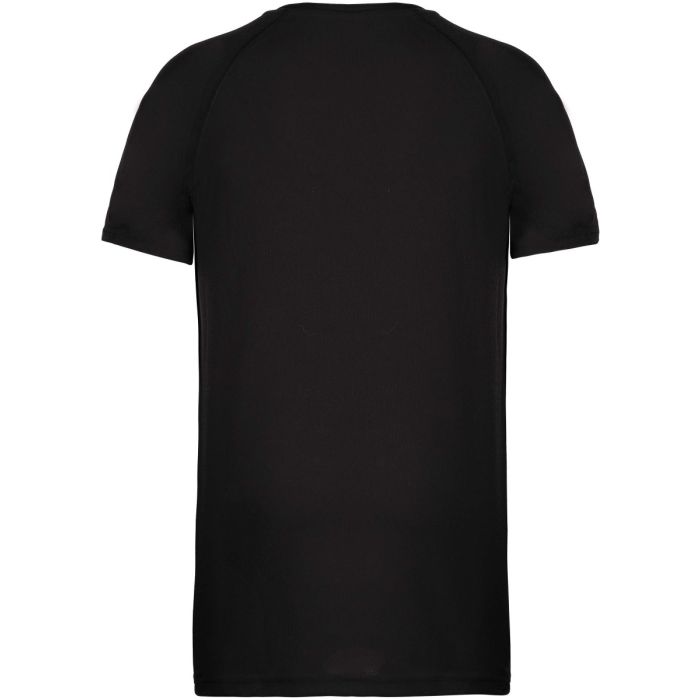 Functioneel sportshirt heren Black achterkant
